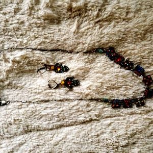 Matching Necklace and Earring Set